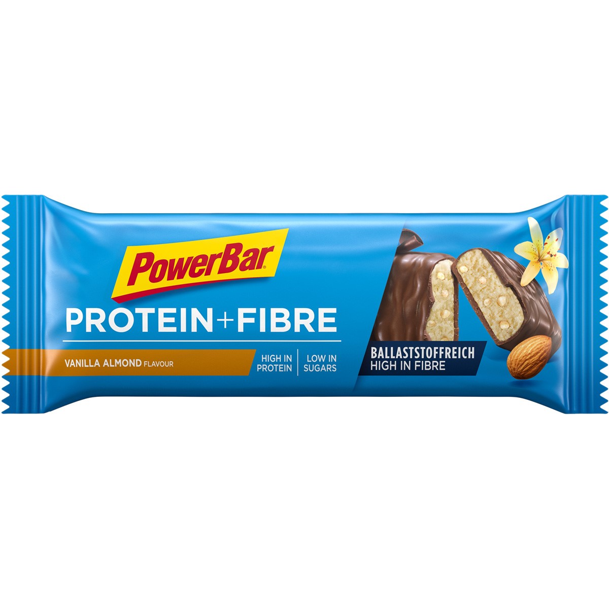 ProteinPlus Fibre PowerBar - Vanilla Almond (35g) Tilbehør > Energiprodukter > Energibar